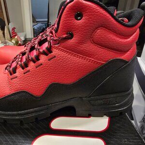 FILA - Men's Derail Trail Boots (1HM01375 603) Red Black Size 11 US NEW Shoes